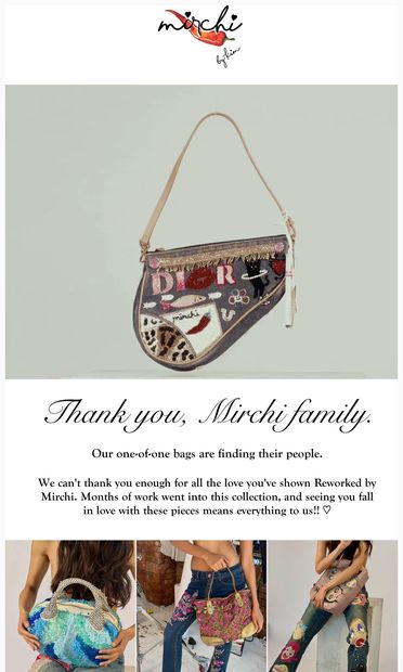 YOU GUYS!!!! WE LOVE YOU ♡ - email from Mirchi by Kim