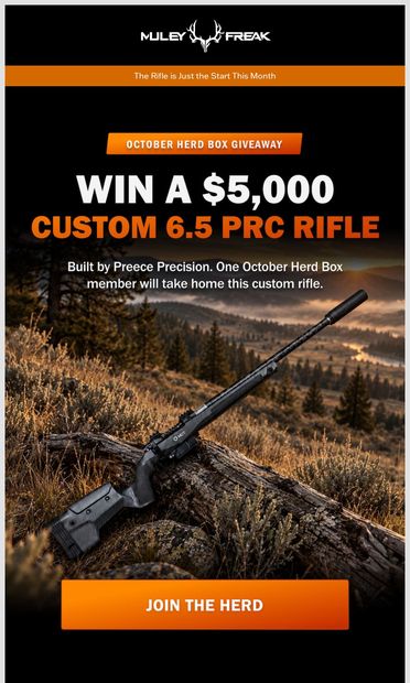 October’s Herd Box has 351 winners - email from Muley Freak