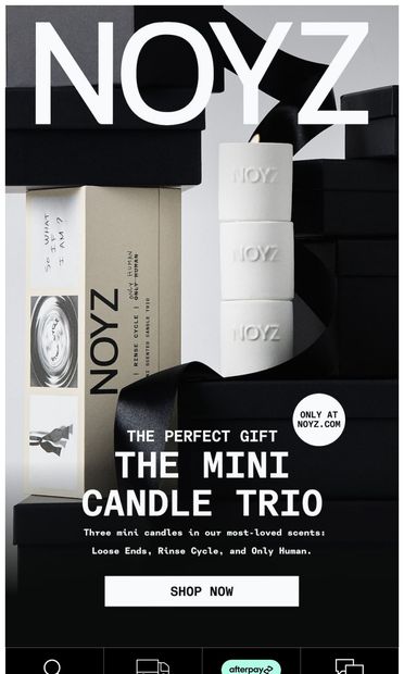 We made candles 🕯️ - email from NOYZ