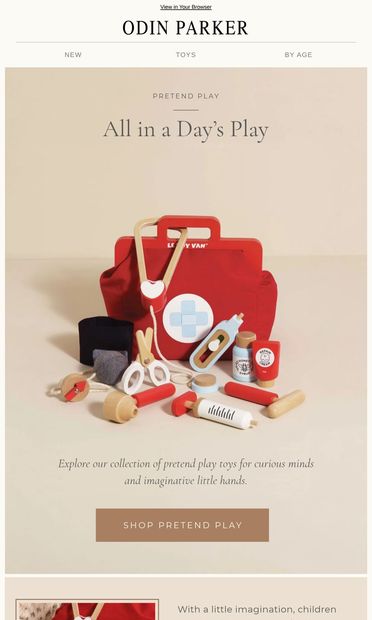 All in a Day's Play | Pretend Play Favorites - email from Odin Parker