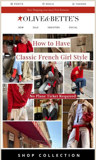 🇫🇷 How To Have Classic French Girl Style - email from Olive & Bette's