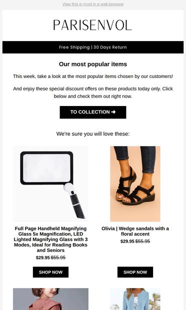 🔥 Last chance for the best deals! - email from Paris Envol