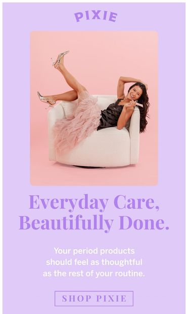 ✨Tampons, reimagined✨ - email from Pixie