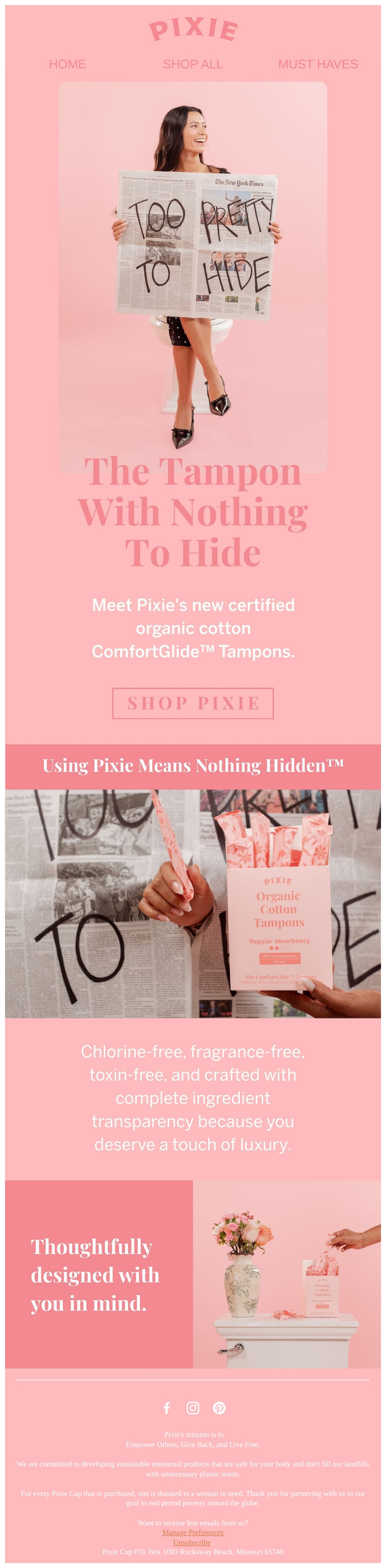 EXTRA. EXTRA. READ ALL ABOUT IT. - email from Pixie