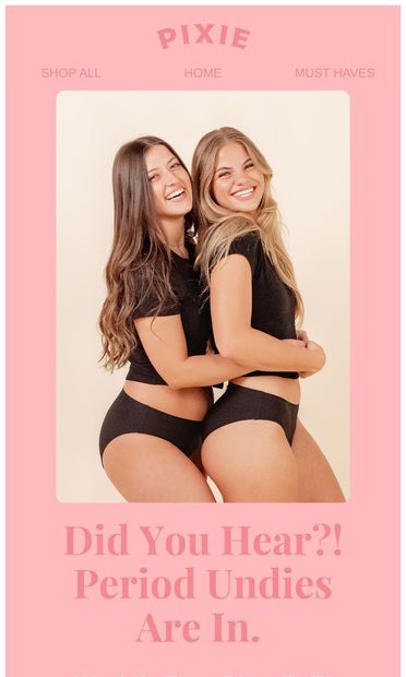 BloatFit™ Undies as low as $8 🔥 - email from Pixie