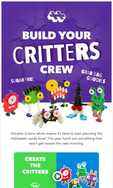π§© Meet Your New Trick-or-Treat Squad ππ¬ - email from Plus-Plus