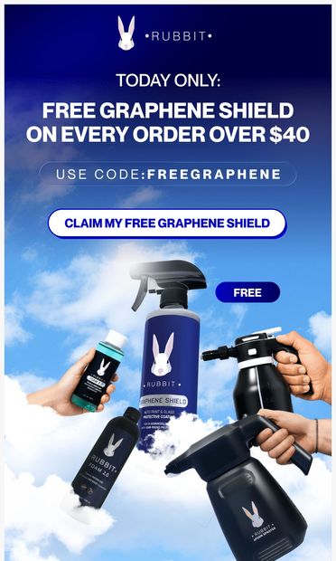 Free Graphene Shield with your next order (24 hrs) - email from Rubbit