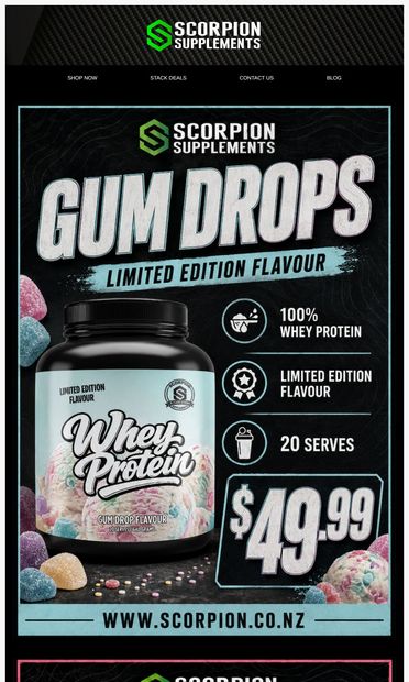 The People Have Spoken 👀 Limited Edition Flavours Back By Popular Demand - email from Scorpion Supplements
