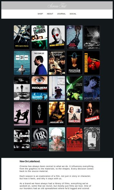 Now On Letterboxd - email from SCRT