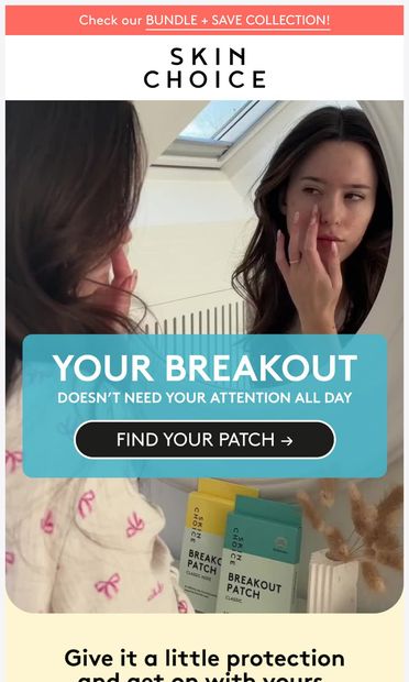 The best thing you can do? Leave it alone. - email from Skin Choice