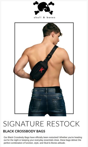 , Back in Stock: Your Everyday Essential - email from Skull & Bones