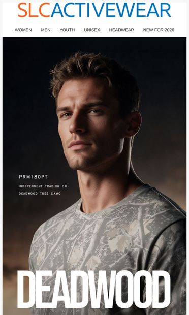 Deadwood Tree Camo Is Back in Salt Lake City! 🌲 - email from SLC Activewear