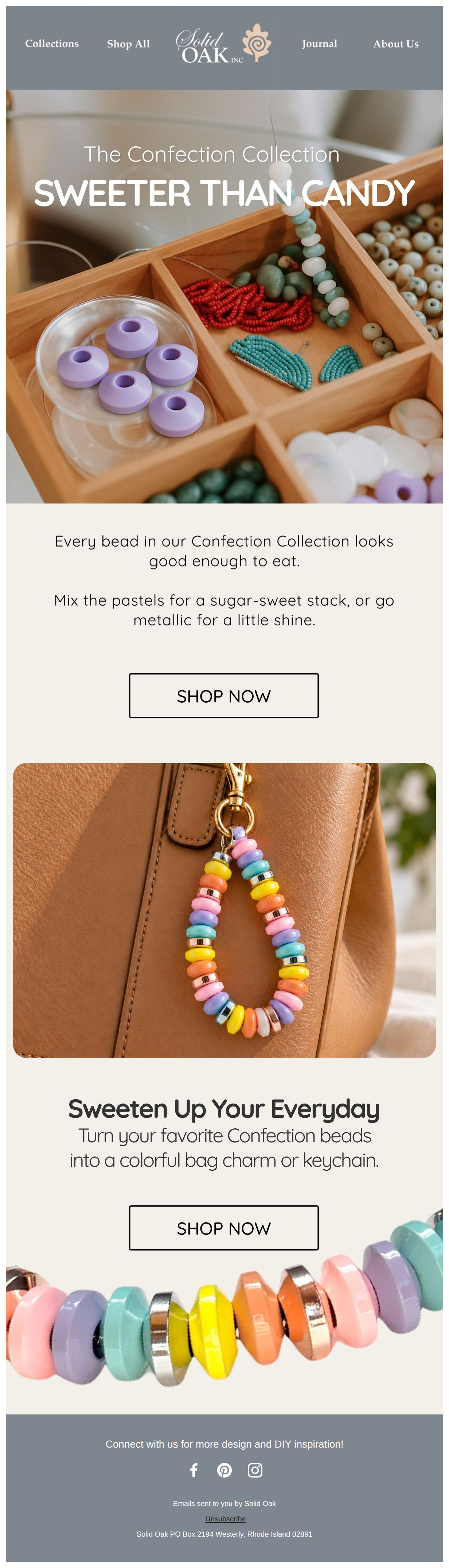 Your Sweetest Project Yet - email from Solid Oak