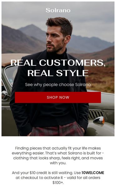 Finally, Quality Pieces - email from Solrano
