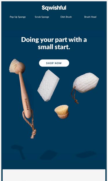 Clean and Leave the World Cleaner - email from Sqwishful