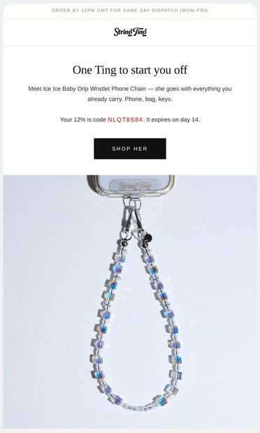 Your first Ting starts here - email from String Ting