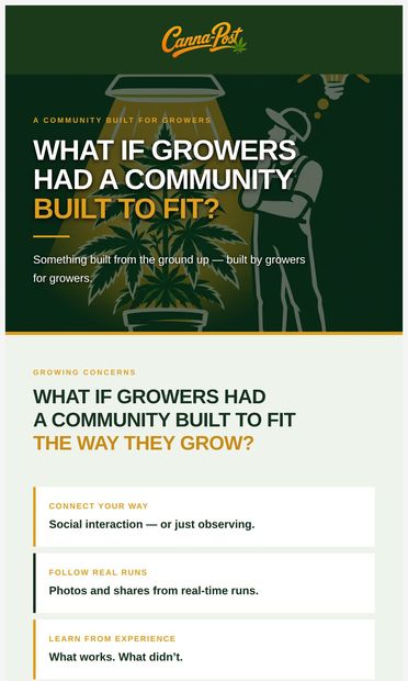 Growing Concerns... 🍃 - email from Terps USA