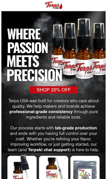 The Story Behind Terps USA - email from Terps USA