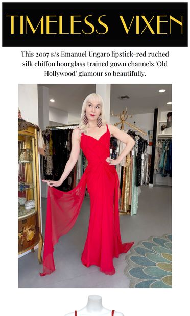 ❤️Ungaro Goes Old Hollywood🔥 - email from Timeless Vixen