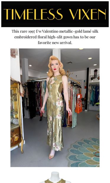 💐Valentino Gold✨ - email from Timeless Vixen