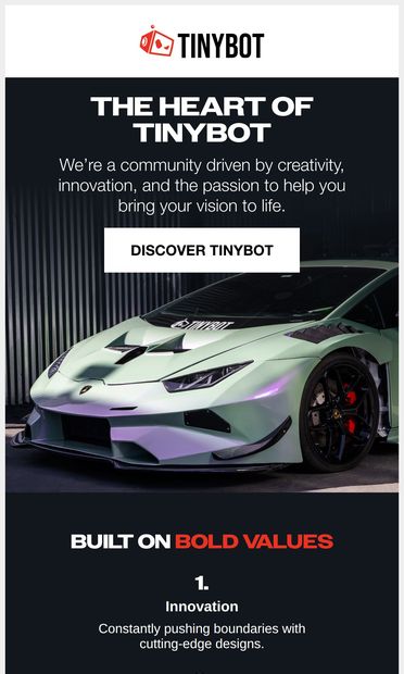 See What Makes Tinybot Different - email from Tinybot