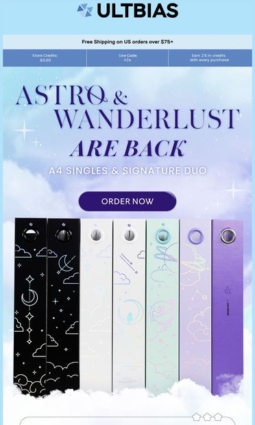 Some designs are almost gone - email from ULTBIAS