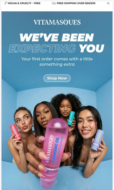 Welcome to Vitamasques 💕 - email from Vitamasques