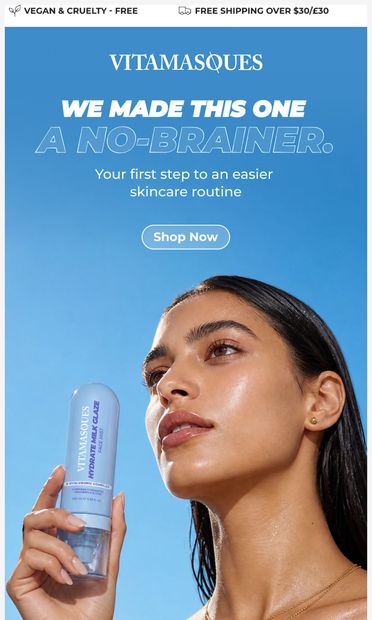 Your skincare is waiting for you ✨ - email from Vitamasques