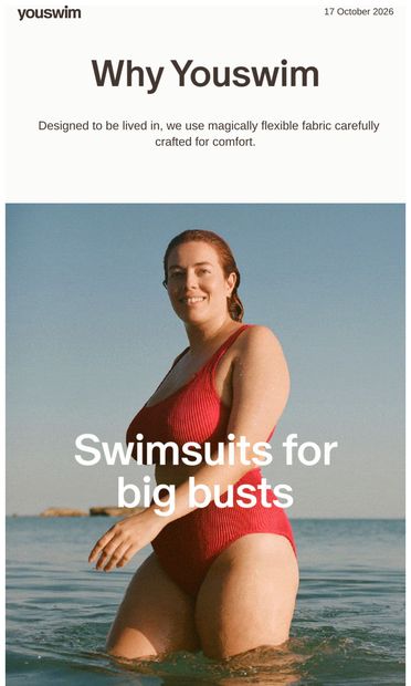 Why Youswim? - email from Youswim